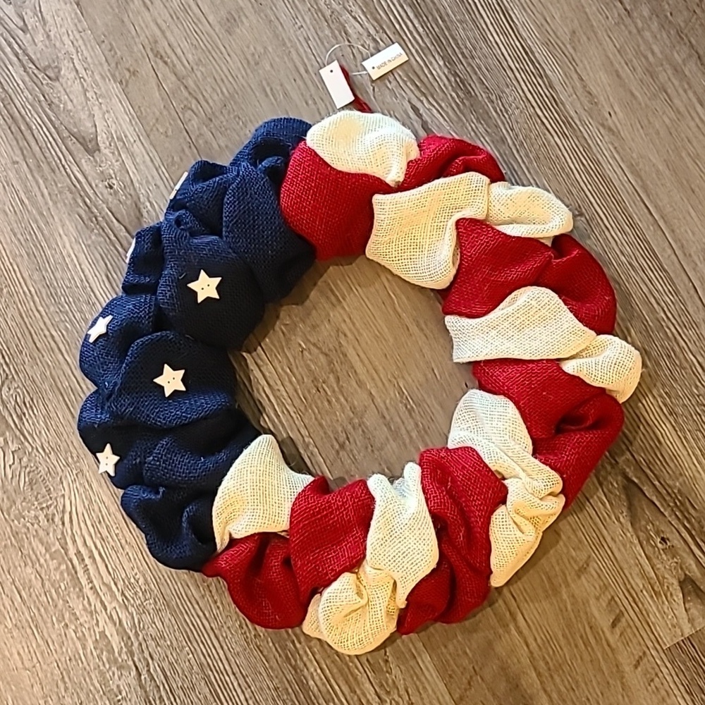American Flag 18 Inch Wreath